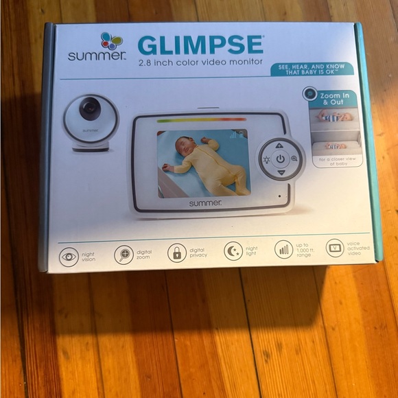 Glimpse 2.8 Inch Video Monitor - White